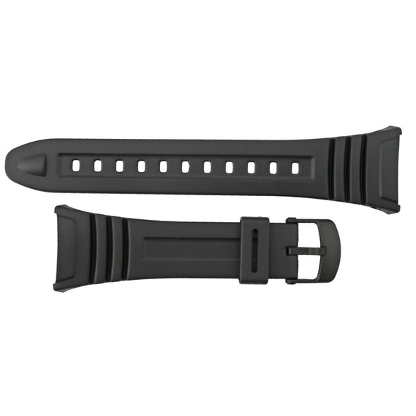 Genuine Factory Casio Replacement Band W96 Black Strap