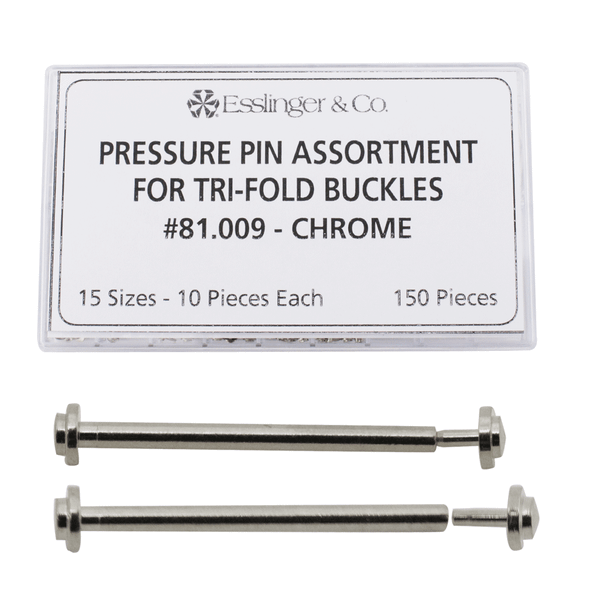 Assortment of Gucci® Style Friction Fit Replacement Band Pins Chrome Color