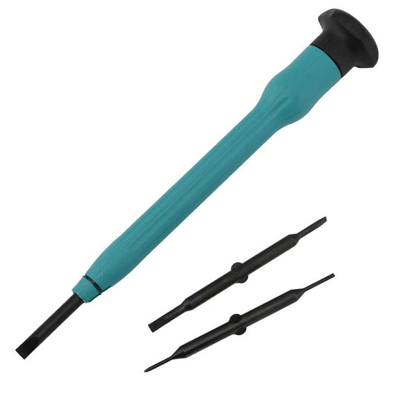 Flat Head Screwdriver Set with 3 Reversible Blades