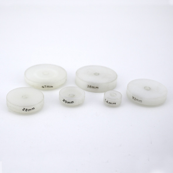 Set of 6 Nylon Dies for Micro Case Press