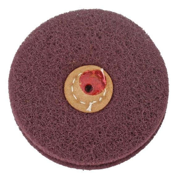 Satin Finish Buff with Leather Center
