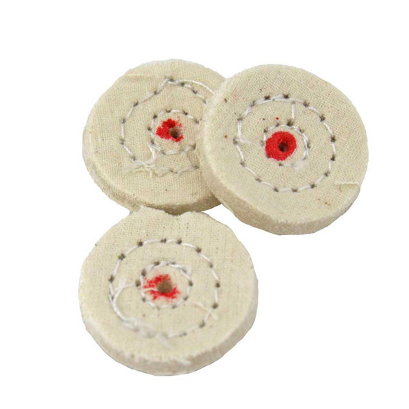 Jewelry Finex Muslin Buff 1 Inch 16 Ply Stitched Buff Pack of 3