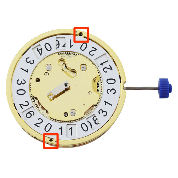 Harley Ronda Watch Movement HQ5040B.G Quartz Movement with Gold Plates