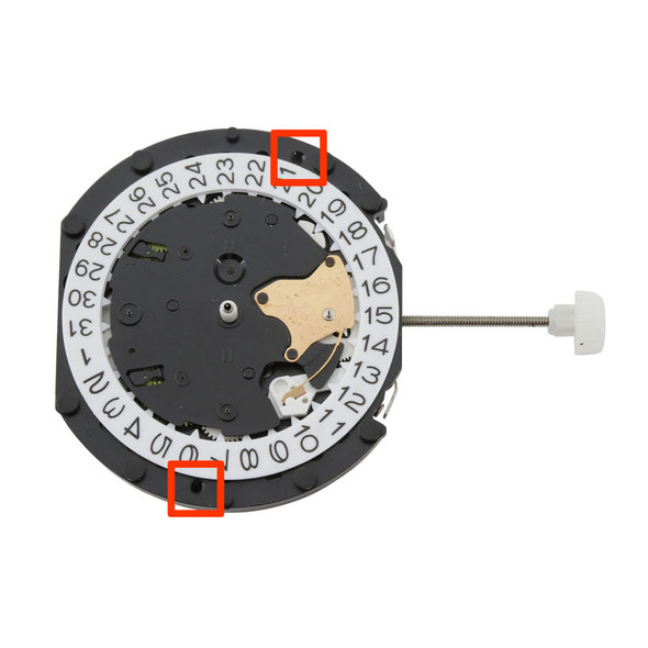 Sunon 7 Hand Multi Function Quartz Watch Movement PE90-04 Date At 4:30 Overall Height 6.8mm