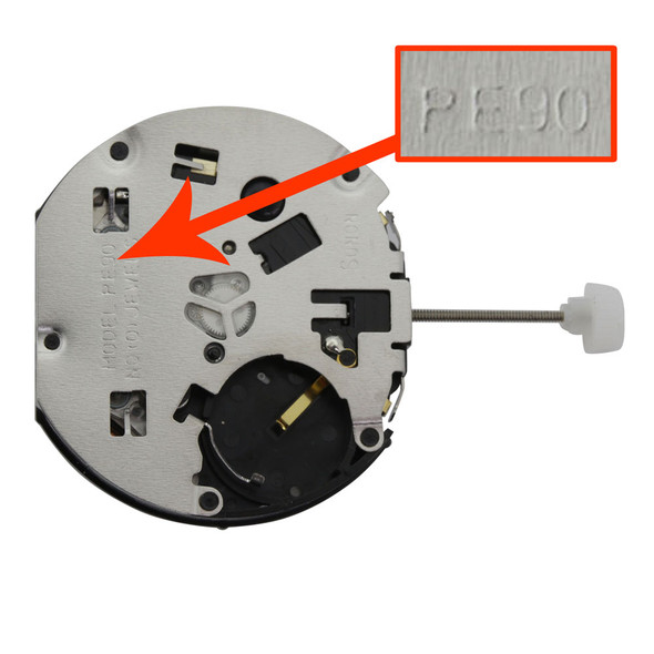 Sunon 7 Hand Multi Function Quartz Watch Movement PE90-04 Date At 4:30 Overall Height 6.8mm