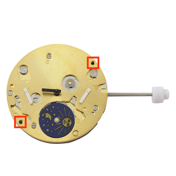 ISA Multifunction 5 Hand Quartz Watch Movement ISA9231/1900 Overall Height 6.2mm
