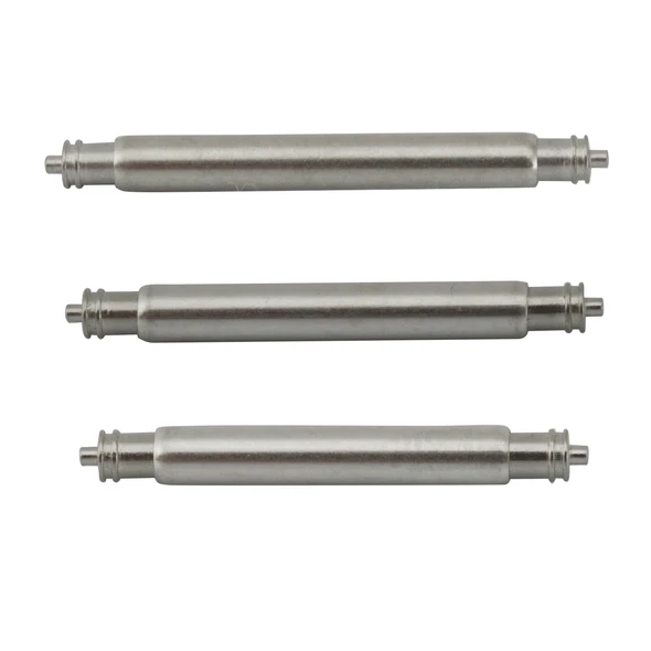 Watch Band Pin 2.50mm Double Flanged Stainless Steel Spring Bars Package of 10