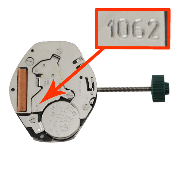 Harley Ronda 2 Hand Quartz Watch Movement HQ1062 Overall Height 3.1mm