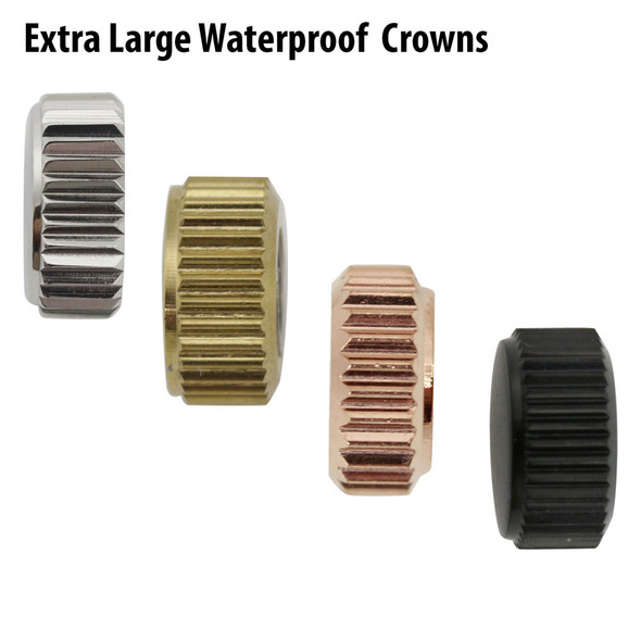 Extra Large Quartz Waterproof Watch Crowns