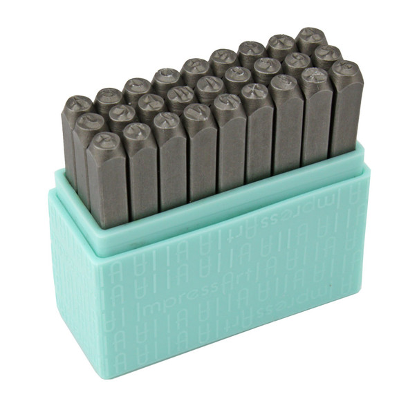 ImpressArt 3.0mm Bridgette Uppercase Letter Punch 27 Piece Set