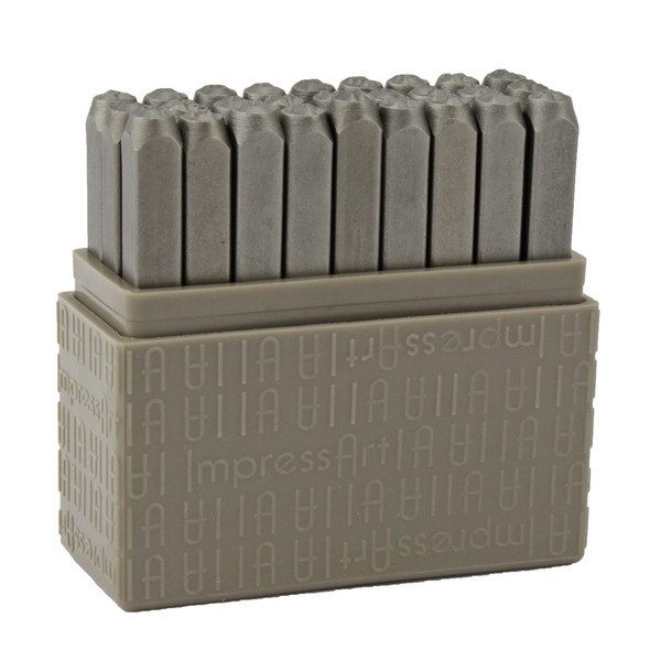 ImpressArt 3.0mm Typewriter Lowercase Letter Punch 27 Piece Set