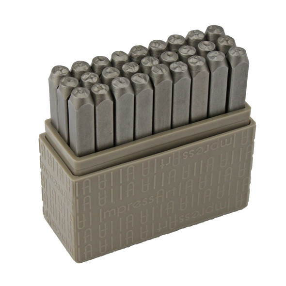 ImpressArt 3.0mm Typewriter Lowercase Letter Punch 27 Piece Set
