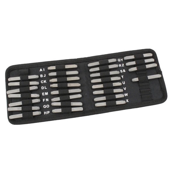 3.0mm Gothic Lowercase Letter Punch 27 Piece Set