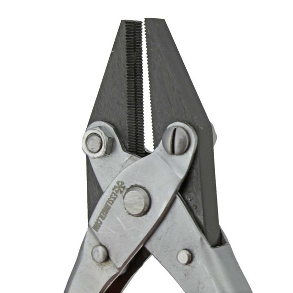 Serrated Flat Nose Parallel Pliers 8 Inch Length