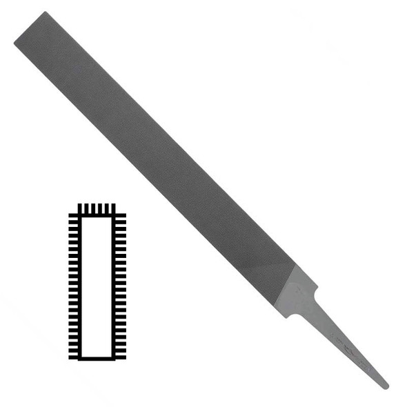 Vallorbe Swiss LP-1163 Flat Hand File 6 Inch Length Cut 0