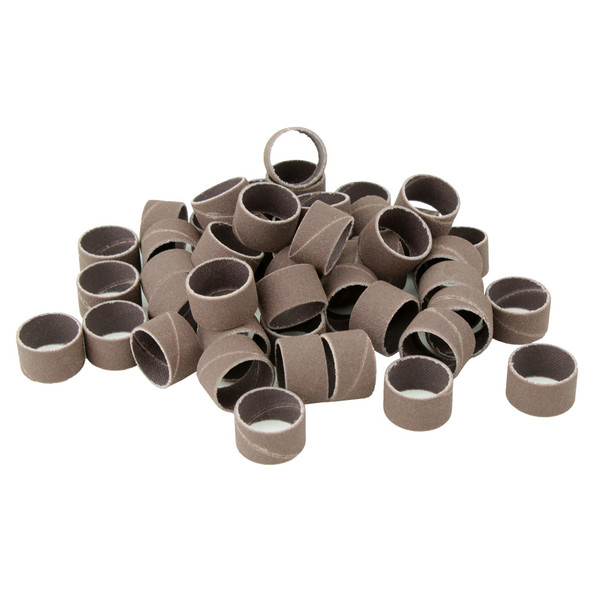 Aluminum Oxide Abrasive Bands 3/4 Inch Diameter Pack of 50