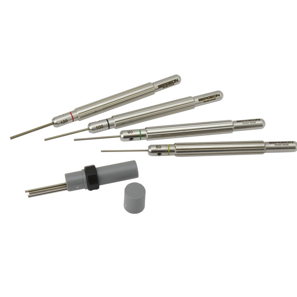 Bergeon 6988 Watch Band Pin Punch Tool Kit 4 Piece Set in Pouch