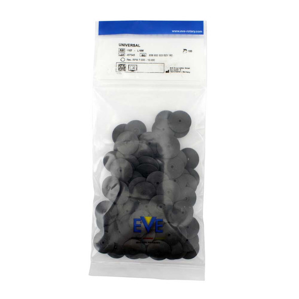 EVE 5/8 Inch Silicone Carbide Abrasive Wheels Knife Edge Packs of 100