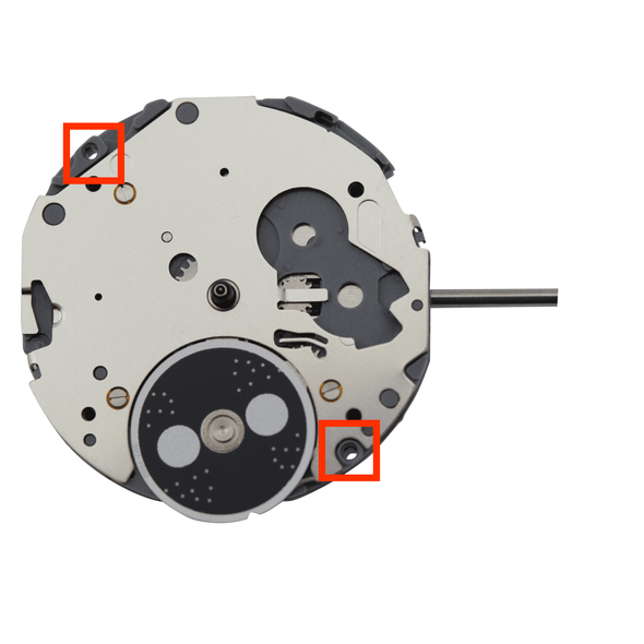 Miyota/Citizen LTD 3 Hand Quartz Watch Movement 6P24 Moon Phase At 6:00 Overall Height 5.2mm