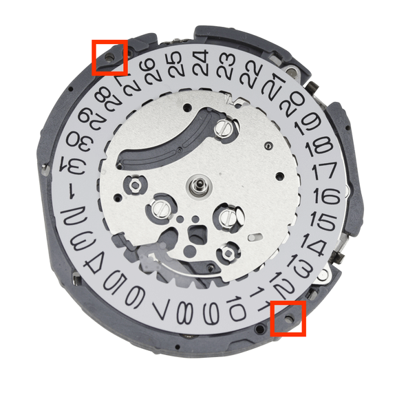 Hattori Japan Quartz Chrono Watch Movement VK68 Date At 4:30 Overall Height 7.5mm
