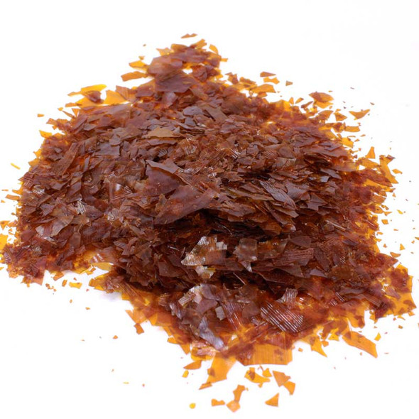 Orange Shellac Flakes 1/2 oz