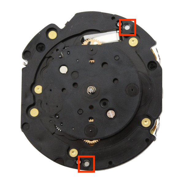 Hattori Japan Quartz Chronograph 5 Hand Watch Movement VD36 Overall Height 6.2mm