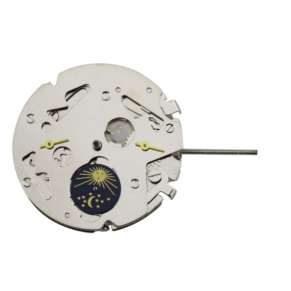 Chinese Automatic 6 Hand Watch Movement TY6S Sun And Moon Overall Height 8.6mm