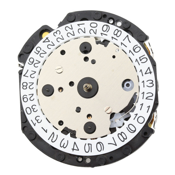 Hattori Japan 5 Hand Chrono Quartz Watch Movement VD5F.2 High Hand Height Date At 3:00 Overall Height 7.3mm
