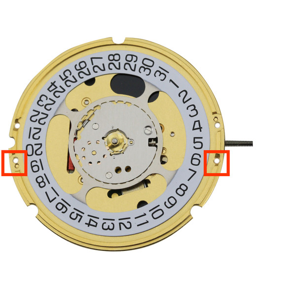 ETA® 2 Hand Quartz Watch Movement F07.115-2 Date At 3:00 Overall Height 3.7mm