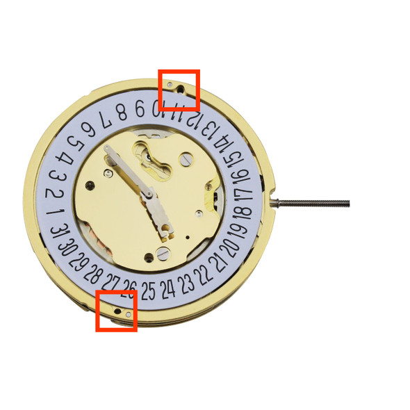 Harley Ronda Chrono Quartz Watch Movement HQ5021.D-6G Date At 6:00 Small Second At 3:00 And10:00 Overall Height 6.7mm