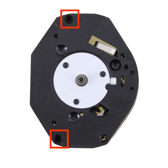 Chinese Sunon® 3 Hand Quartz Watch Movement PE21 Overall Height 4.8mm