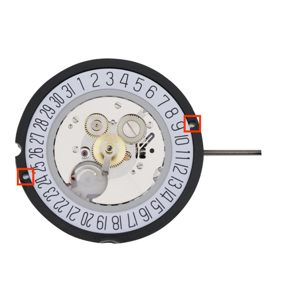 Harley Ronda 4 Hand 24 Hour Quartz Watch Movement HQ515.24H-12 Date At 12:00 Overall Height 4.8mm
