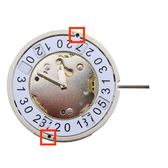 Harley Ronda 6 Hand Watch Movement HQ5040.B-6 Date at 6:00 Quartz Movement Overall Height 6.7mm 