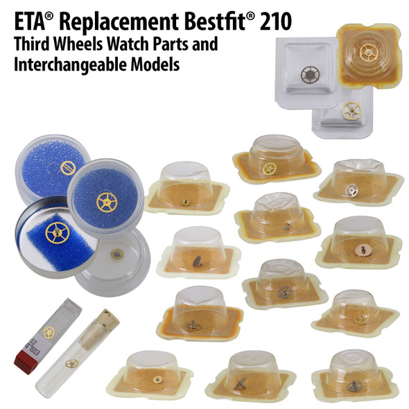 ETA® Replacement Bestfit® #210 Third Wheels Watch Parts And Interchangeable Models