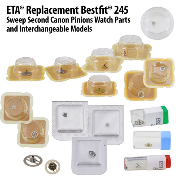  Replacement Bestfit® #245 Sweep Second Canon Pinions Watch Parts And Interchangeable Models 