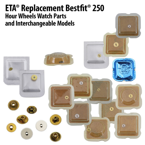 ETA® Replacement Bestfit® #250 Hour Wheels Watch Parts And Interchangeable Models