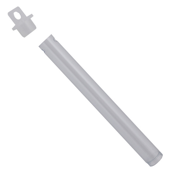 Round Plastic Tube Bottles with Caps 4.5 x 7/8 Inch Set of 10