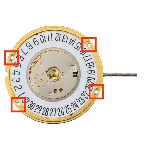 ETA® 2 Hand Quartz Watch Movement F05.111-2/6 Date At 6:00 Overall Height 3.7mm