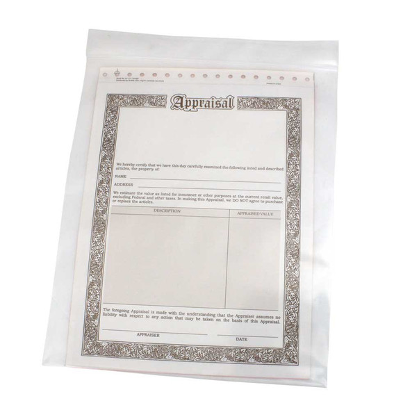 Economy Zip-Lock Bags 10 x 12 Inch Clear 6 mil Pkg of 100