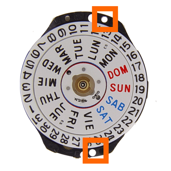 Quartz watch movement for Hattori Japan VX83 repair