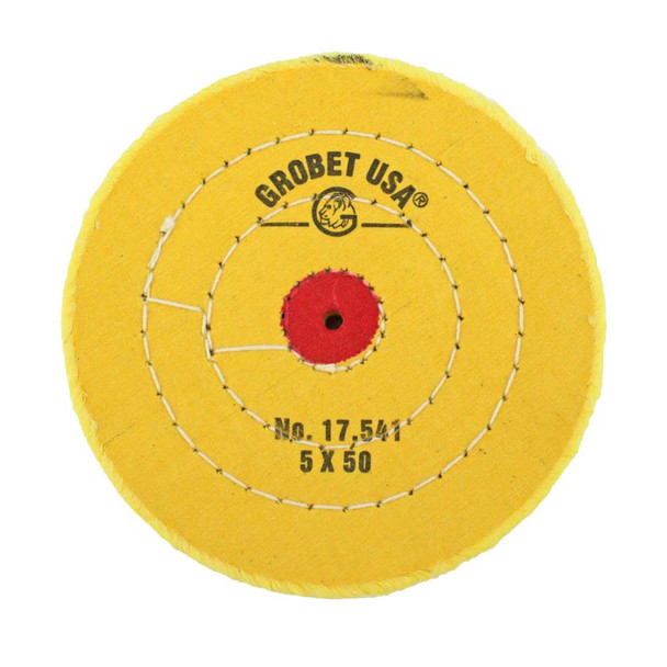 Buffs Chemkote Yellow Diameter 5 Inch Ply 50 Stitching 3 Rows