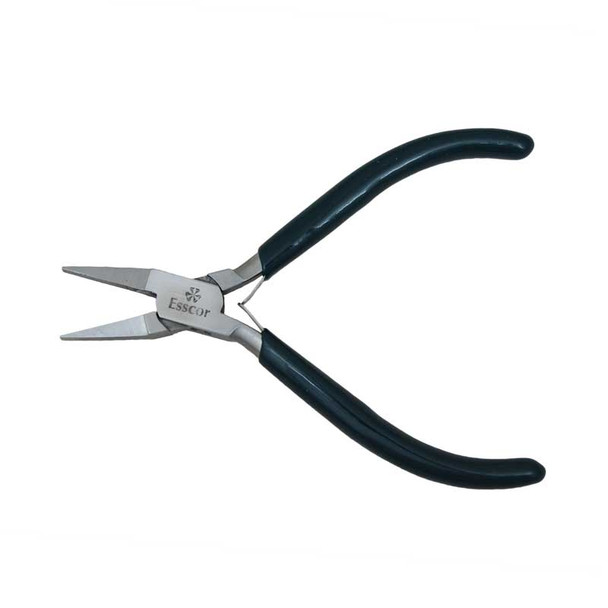 4-1/2" Box Joint Flat Serrated Jewelry Pliers