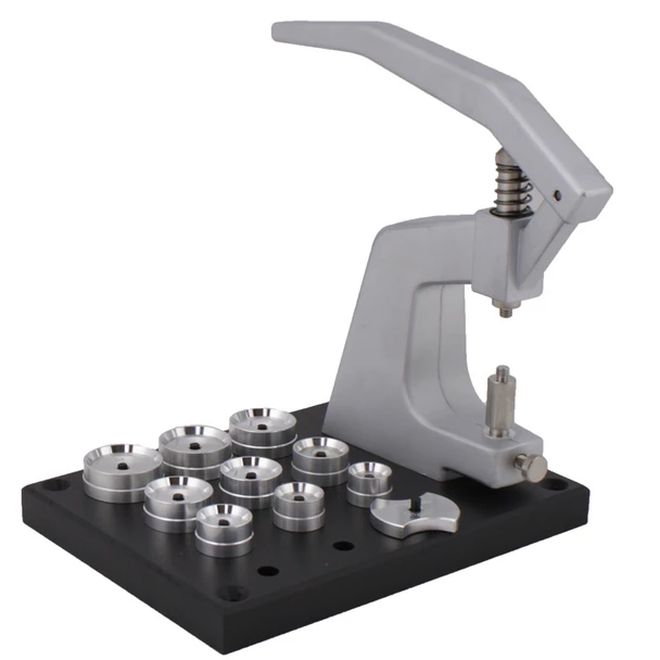 Bergeon 5500-C Watch Crystal Press with 10 Tapered Dies