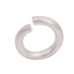 1 package of round sterling silver jump rings