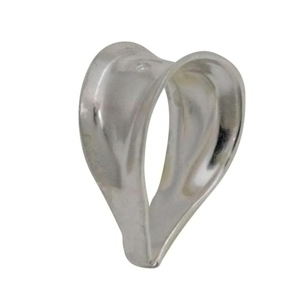 Small sterling silver pendant bail