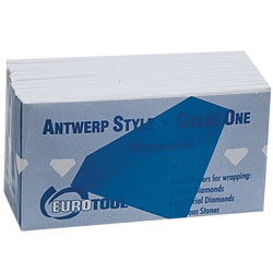 25 blue/wht Antwerp style diamond papers with watermark