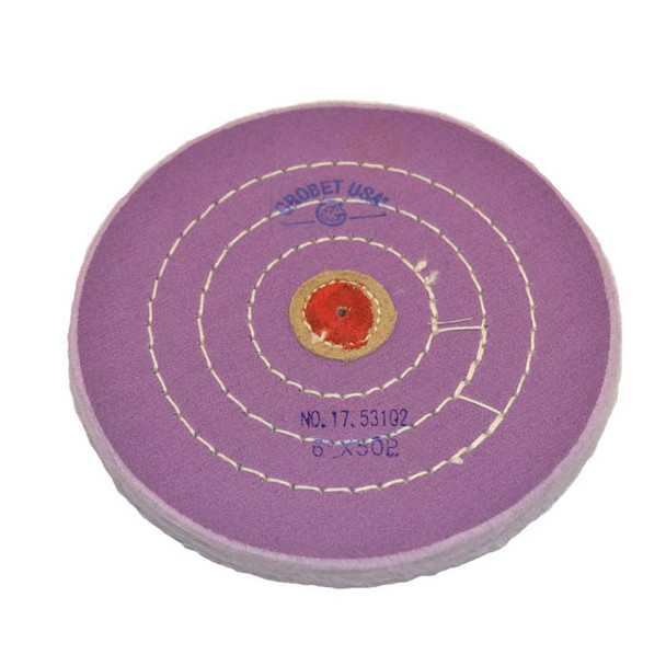 50 Ply 6" Inch Jewelry Polishing Wheel Berry Buff