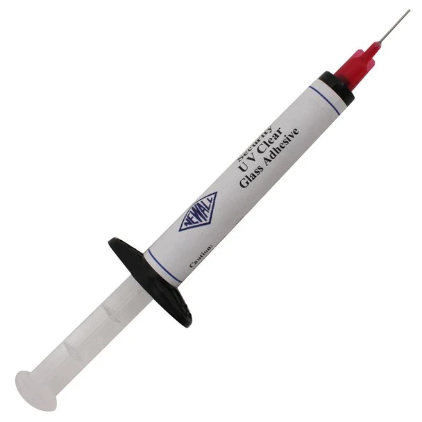 Security Glue Ultraviolet Adhesive UV Glue for Glass and Watch Crystals 3mL