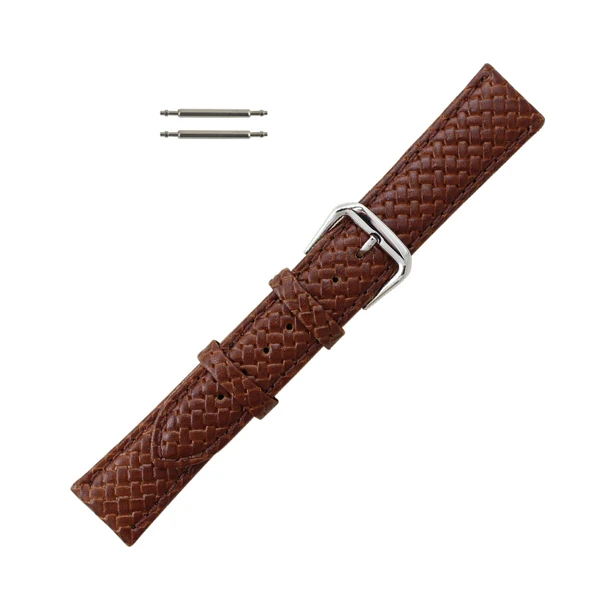 Hadley Roma Genuine Leather Tommy Bahama® Style 20mm Watch Band Tan 7 7/16 Inch Length