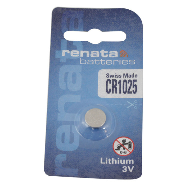Lithium Renata 1025 batteries for replacing old watch cells